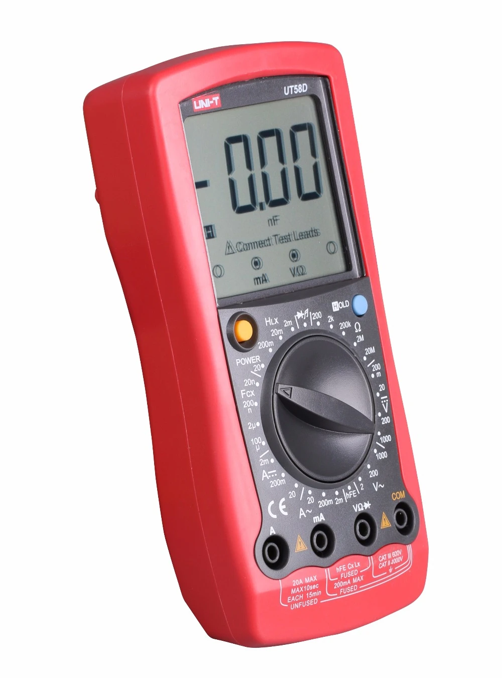 

UNI-T UT58D 1999 Counts LCD Large Screen Digital Multimeter AC/DC Voltage Current,Resistance,Capacitance,Inductance Tester