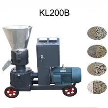 KL200B 7.5KW гранулятор корма/деревянный станок для производства пеллет пеллетпресс со звездой-delta пусковой