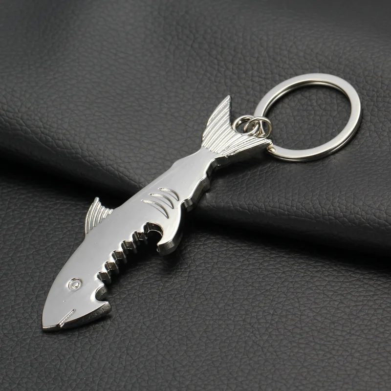 200pcs/lot Shark Shaped Bottle Opener Keychain shaped zinc alloy Silver Color Key Ring Beer Bottle Opener Unique Creative Gift 200pcs/lot Shark Shaped Bottle Opener Keychain shaped zinc alloy Silver Color Key Ring Beer Bottle Opener Unique Creative Gift