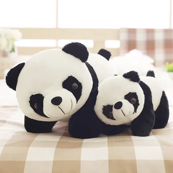 

lovely Tummy Panda Plush Toy 30/40 cm Plush Dolls For Children High Quality Soft Cotton Baby Brinquedos Animals For Gift