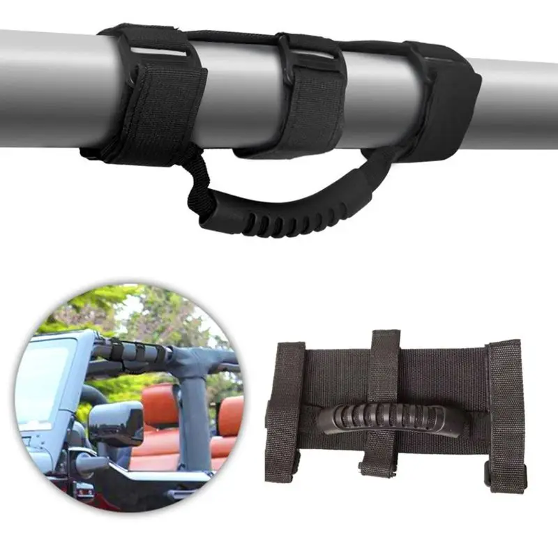 

Roll Bar Grab Handle Handles Black for Jeep Wrangler CJ YJ TJ JK DORP SHIPPING