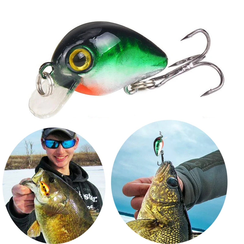 

3cm 1.6g Mini VIB Floating Fishing Lure Crankbait Artificial Japan Hard Bait Pesca Hooks Fish Wobbler Tackle Topwater Carp Hooks