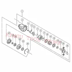 Натуральная коробка передач для Hitachi 324856 WR12DAF2 гайковерт