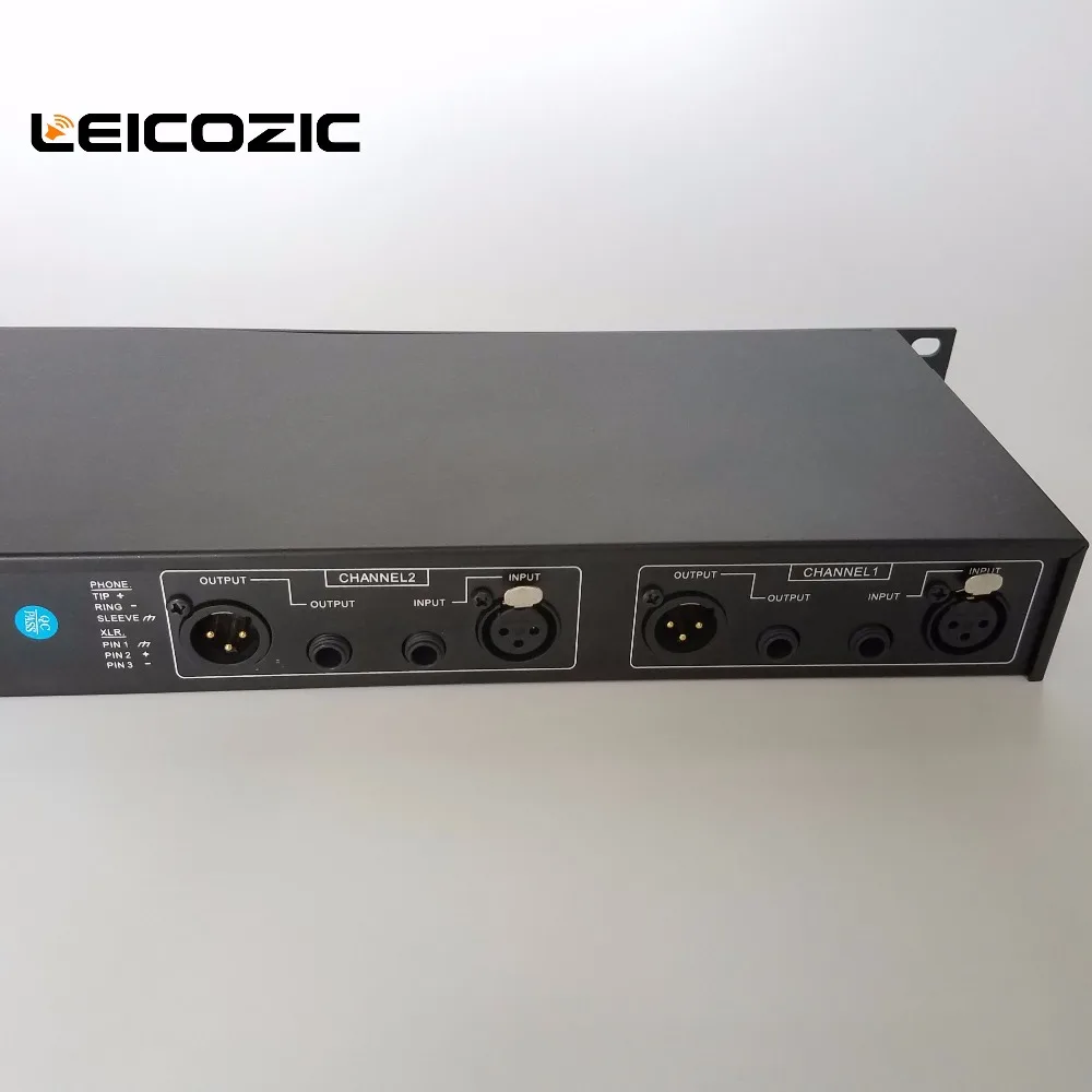 Leicozic eq215 двойной 15 полосный графический эквалайзер 1U 1" монтируемый в стойку блок эквалайзер eq215 стерео эквалайзер Профессиональная звуковая система