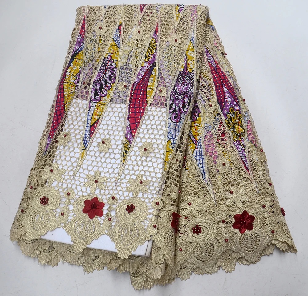 

2019 Latest African French Lace Fabric High Quality Embroidery Tulle Net Laces Fabrics With Stone For African Lace Dress