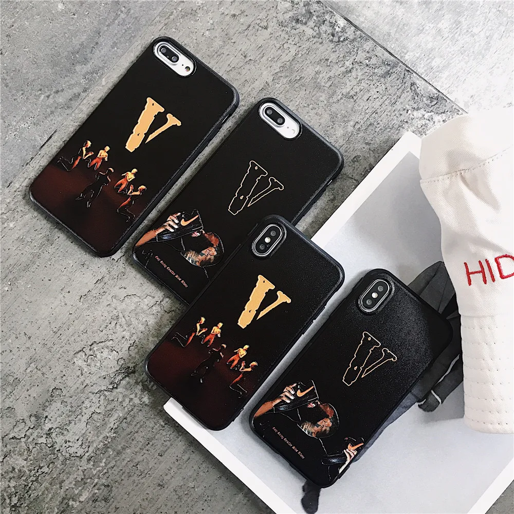 

2018 Grid Relief Big V Silicone Back Case For iphone 6/6plus/7G/8plus,Soft TPU Phone Cover For iphone X/XS/XR/XS Max Fitted Case