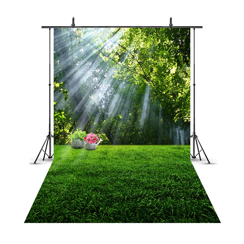 

MEHOFOTO Spring Scenery Background for Photo Studio Sunshine Easter View Green Grass Photography Backdrop Photophone Photocall