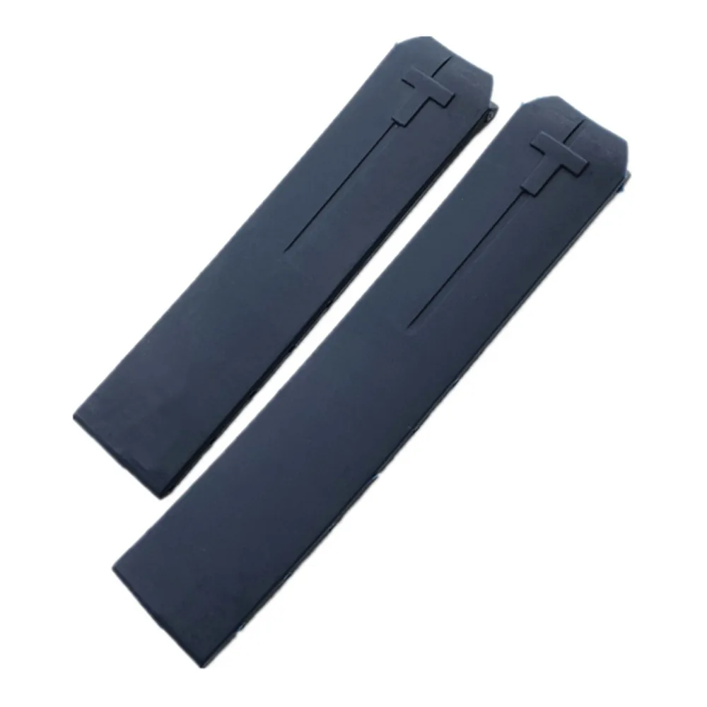 Резиновый ремешок для часов Tissot спортивный T-Touch T013420A T047 T33 браслет мужской силиконовый браслет 20 мм 21 мм оранжевый черный - Цвет ремешка: blue no clasp