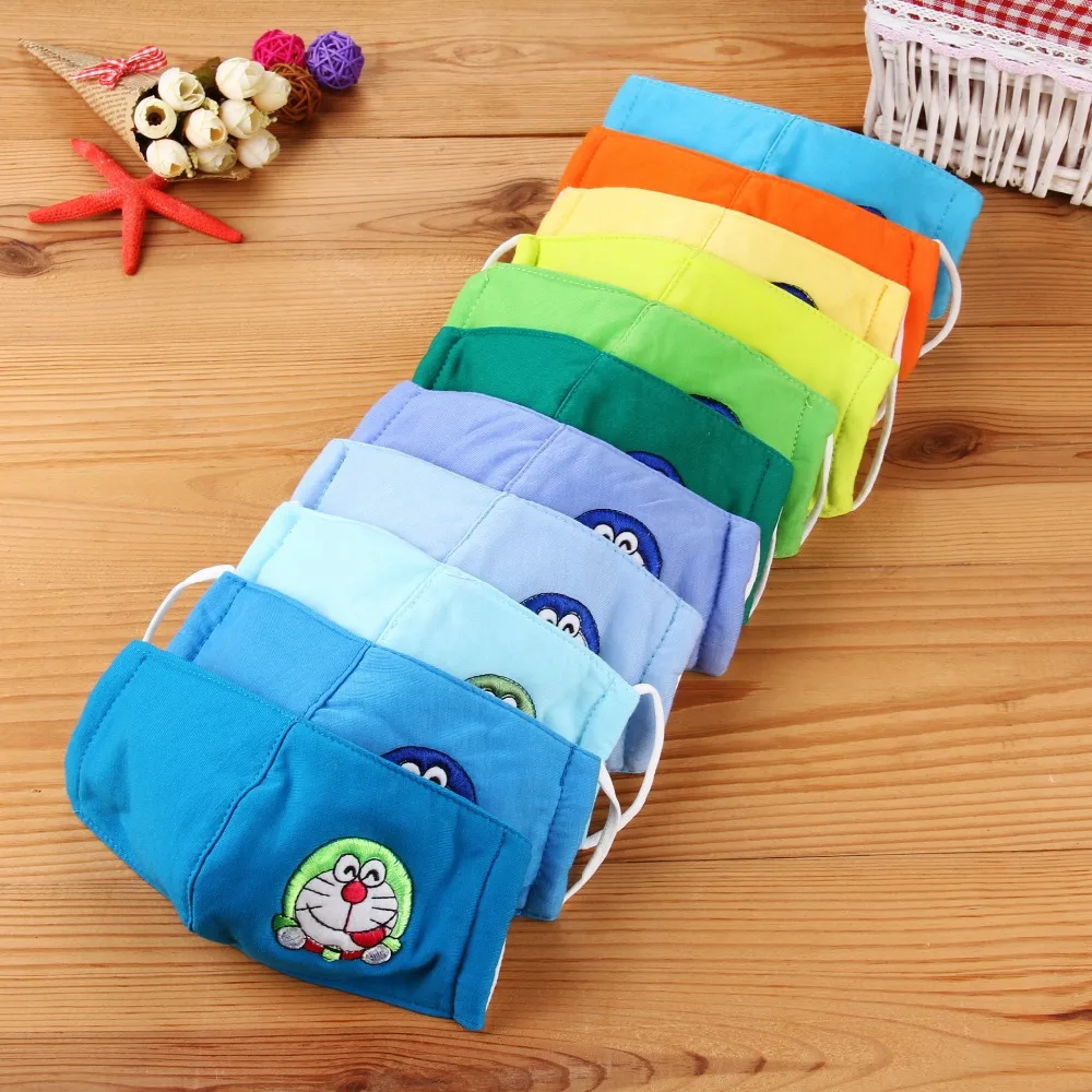 5pcs Pack Hot Children s Doraemon A dream dust masks Cartoon machine cat mask anti haze
