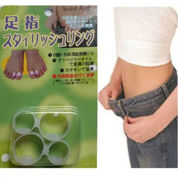 

10Pair Slimming Silicone Foot Care Magnetic Toe Ring Spa Foot Fitness Massager Fat Burner Weight Loss Health Care Products