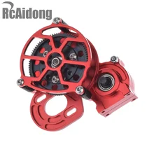 1/10 RC Crawler Car Metal Transmission Case Center Gearbox With Gear for Axial SCX10 D90 D110