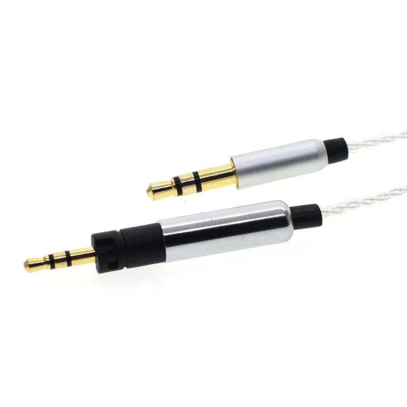 TD88 Headphone Cable for Sennheiser Momentum 1 0 2 0 Replacement Upgraded Silver Plated Audio Cords 3 5mm to 2 5mm Jack Wire