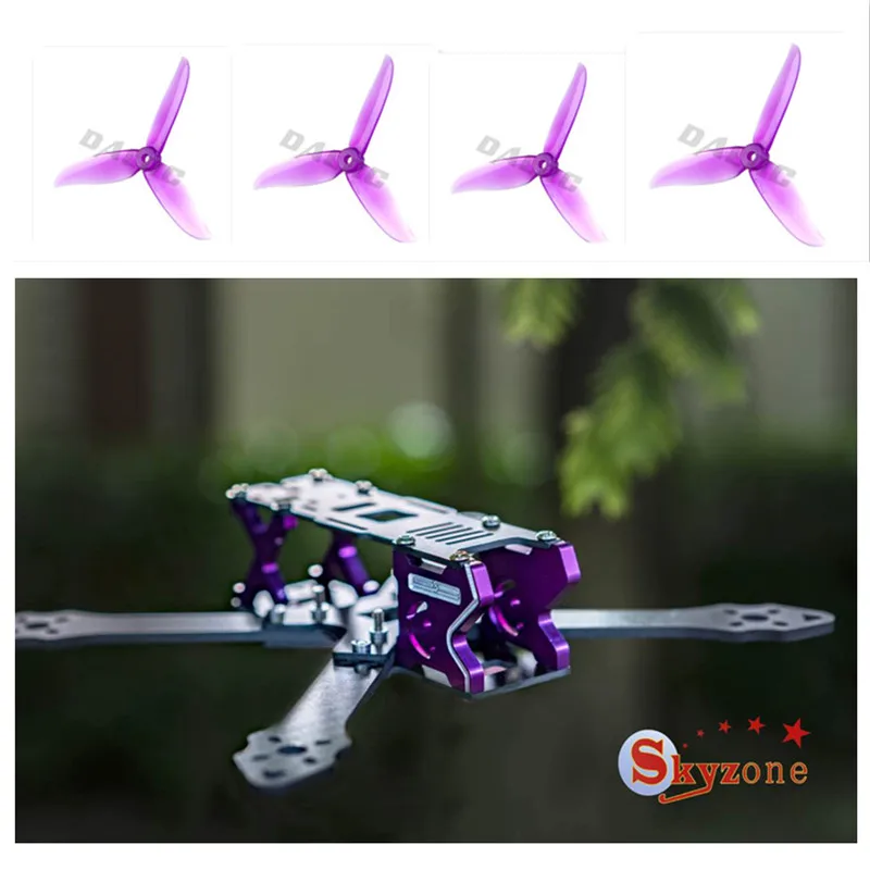 Skyzone XH210 210mm Carbon Fiber Frame Kit 3.5mm Arm w 4pcs 5045 3 Blade propeller Support 2205 2206 2305 2306 2300KV Motor | Игрушки и