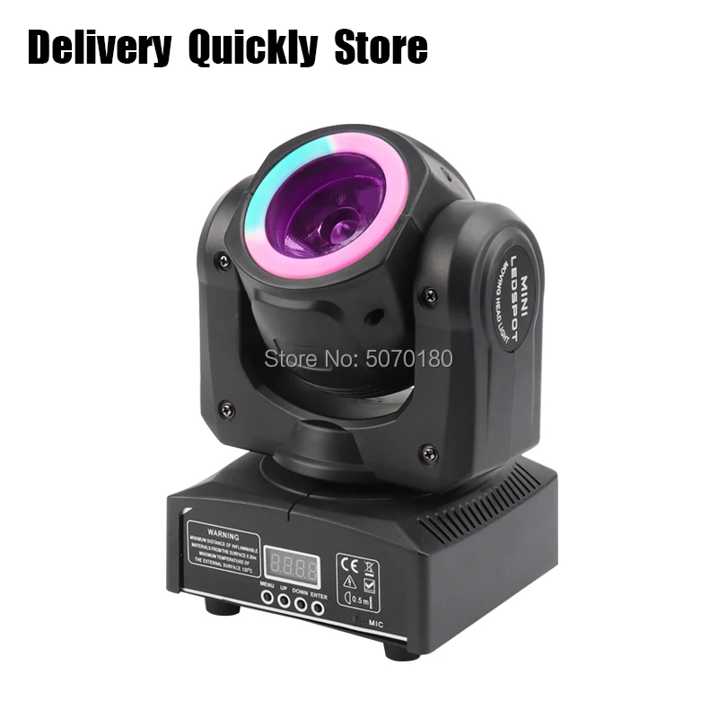 

New arrival 60W mini led beam Moving Head with light strip running good Use for Home entertainment party KTV Night Club Dance