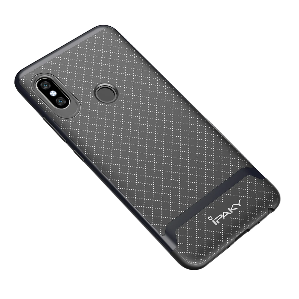 

Original ipaky Classic 2 in 1 design case for xiaomi redmi note 5 pro silicone back and Hard PC frame for redmi note5 global