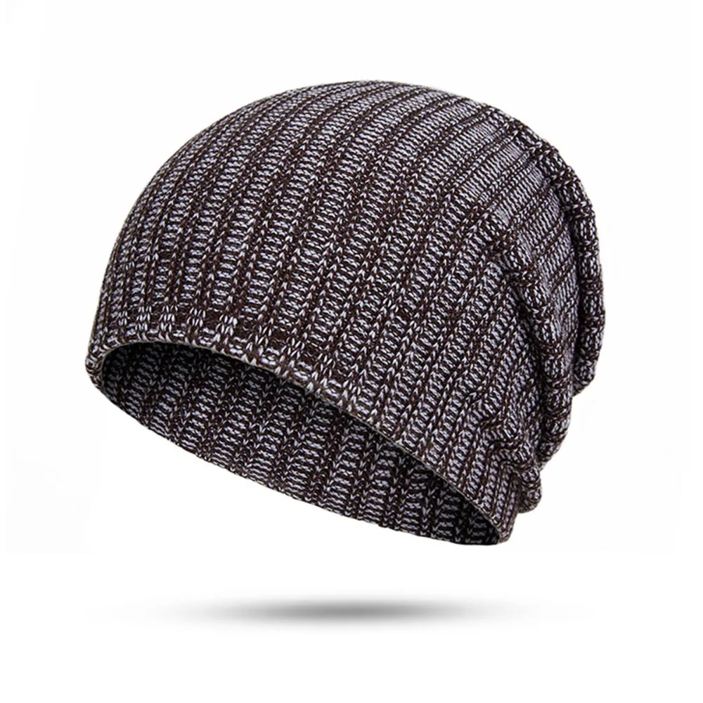 WISH CLUB классические мужские теплые зимние шапки толстые вязаные манжеты шапочка с подкладкой