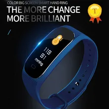 Лидер продаж женские человек умный Браслет фитнес-трекер сердечный ритм измерять кровяное давление мониторинга сна Шагомер здоровый smart band