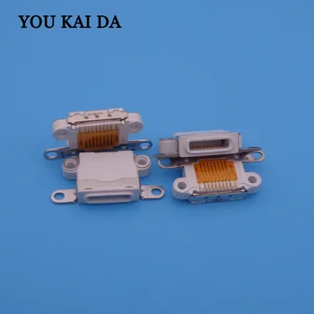 

50pcs For iphone5 Series Cell phone charging jack USB socket data cable port White micro usb connector usb adapter