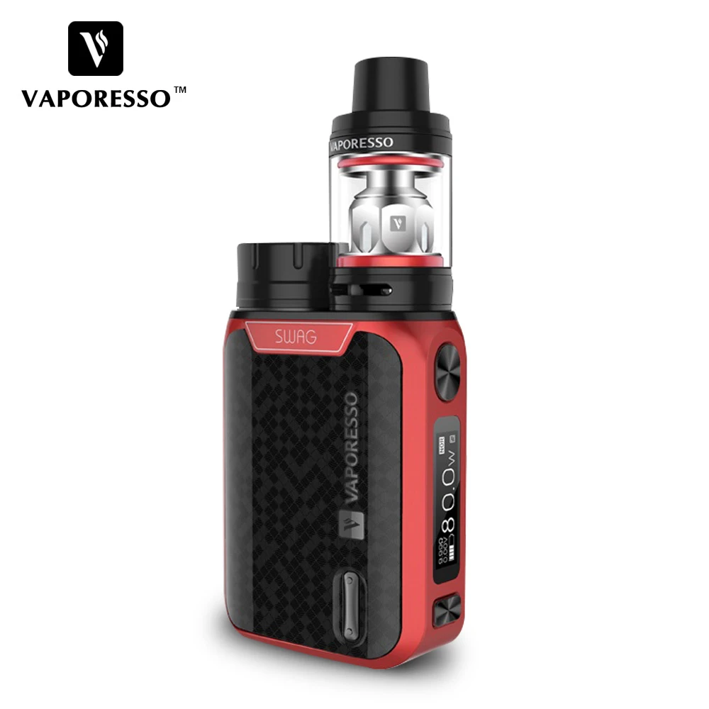 Оригинальный вейп набор Vaporesso SWAG 80 Вт бокс мод с баком NRG SE (3 5 мл)/Mini (2 мл) для