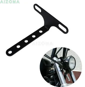 

Motorcycle Retro Headlight 7/16" Mounting Holes Bracket For Harley Sportsters Old School Cafe Racer Fatboy Bobber Roadster