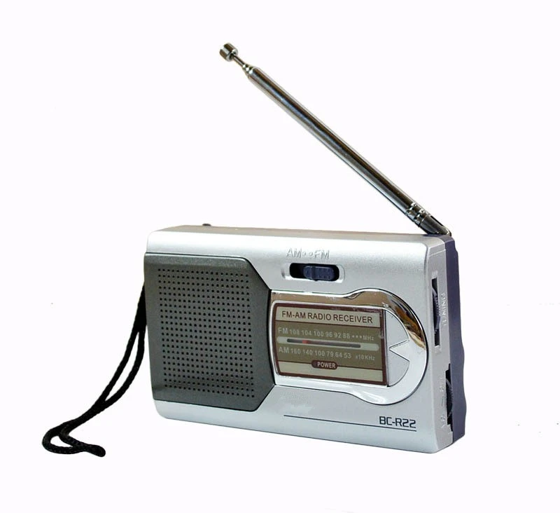 Портативное мини радио двухдиапазонное FM/AM карманное с Built in Speaker высокое