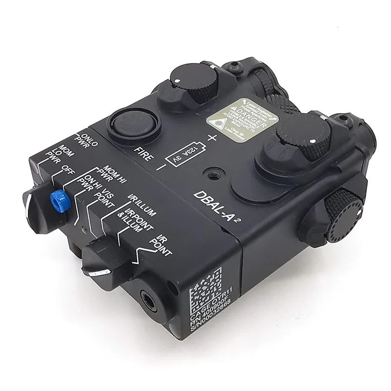 AN/PEQ-15A DBAL-A2 LED White Weapon Light + Red Laser Lenses Remote Switch Tactical Hunting Rifle Airsoft Battery Box image 3