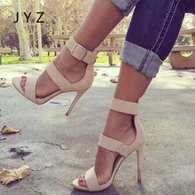 Fashion New Womens Sandals Party High Heels Sexy Platform Pumps Summer Shoes Peep Toe Lady aa1001 cocoafoal woamn transparent sandals white black red fetish high heels pole dance shoes sexy peep toe summer platform heels pumps