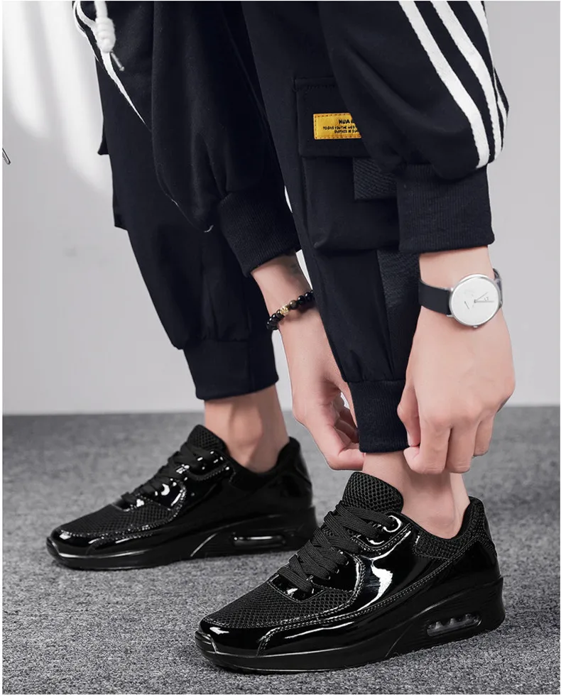  RECOISIN 2019 Spring Shoes Men sneakers Lace-up Athletic Trainers Zapatillas Sports Male Running Shoes Walking Man Sneakers (10)