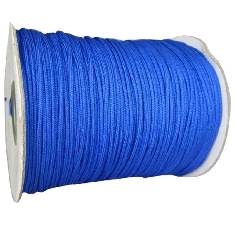 

1.5mm Royablblue Rattail Stain Braid Nylon Cord Macrame Rope Shamballa Bracelet Beading Cords String Accessories 200m/Roll