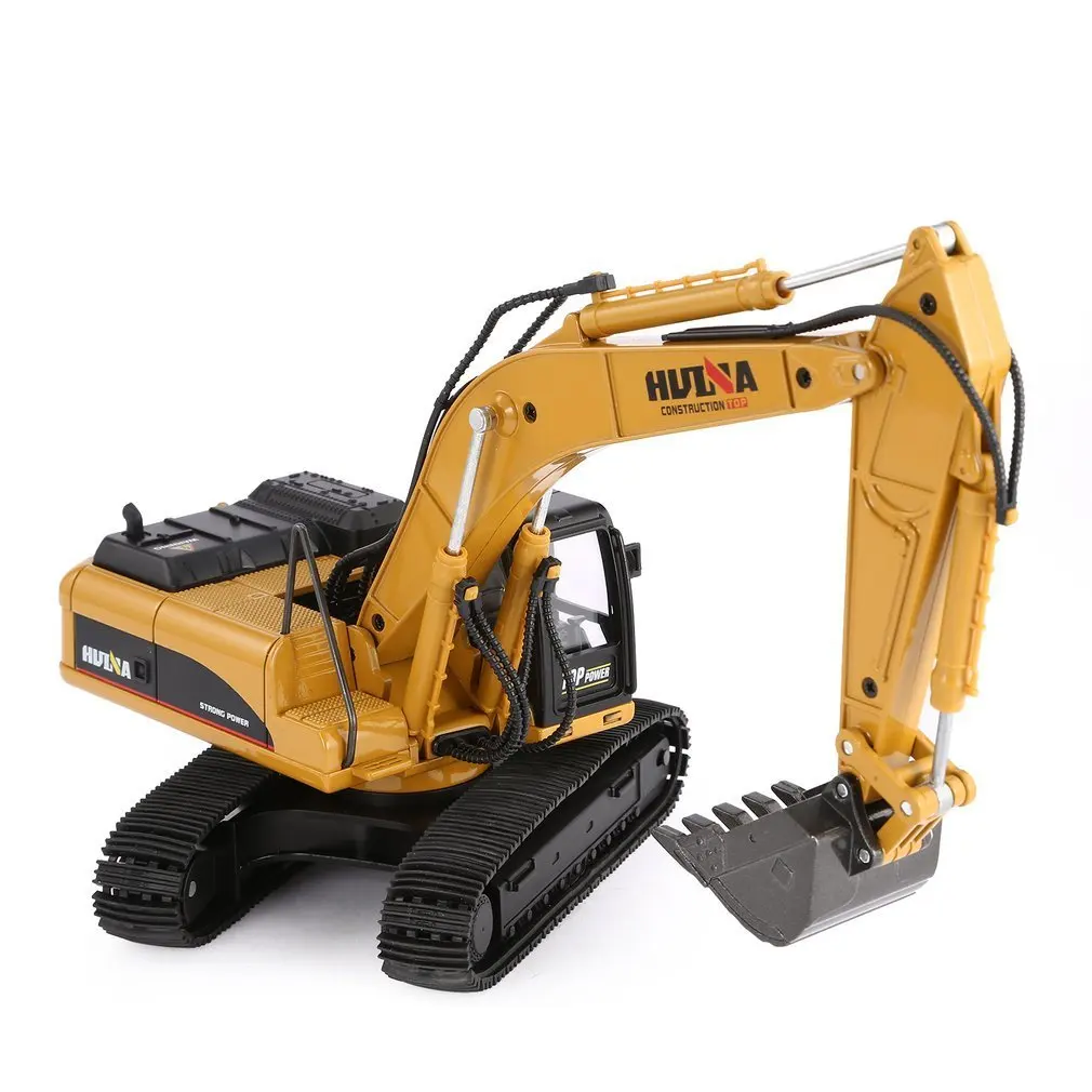 

HUINA TOYS NO.1910 1/40 Alloy Excavator Truck Die-Cast Metal Professional Engineering Construction Vehicle Model Kids Toys Gift