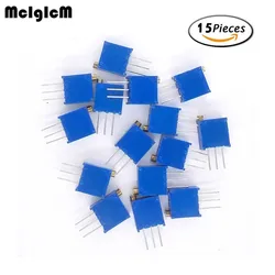 15values 3296W Potentiometers Kit 3296W MultiTurn trimmer adjustable precision Potentiometer 3296W Variable Resistors 15values 3296W Potentiometers Kit 3296W MultiTurn trimmer adjustable precision Potentiometer 3296W Variable Resistors