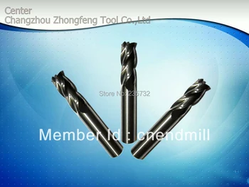 

Tungsten solid carbide 4 flutes square end mill