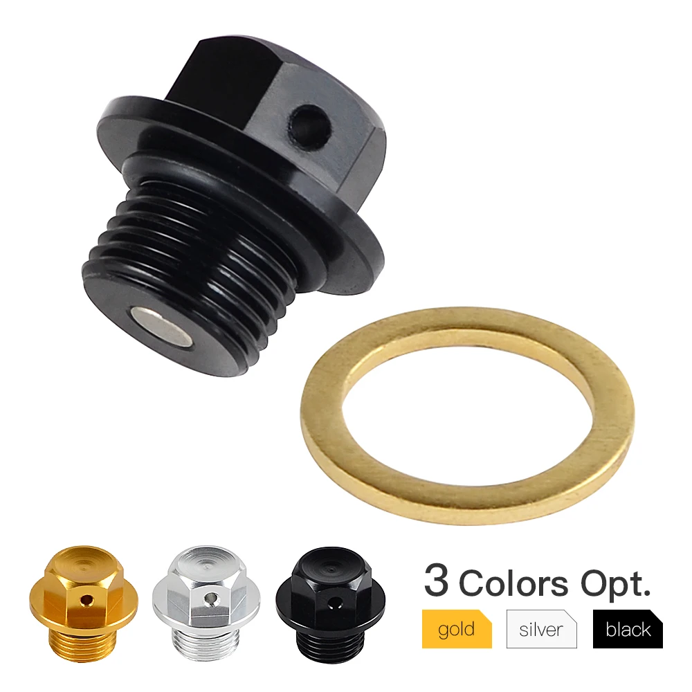 

M14xP1.25 Magnetic Oil Drain Plug Bolt For Suzuki GSX-R600 R750 R1000 1300R Hayabusa VL1500 Inazuma 250 400 1200