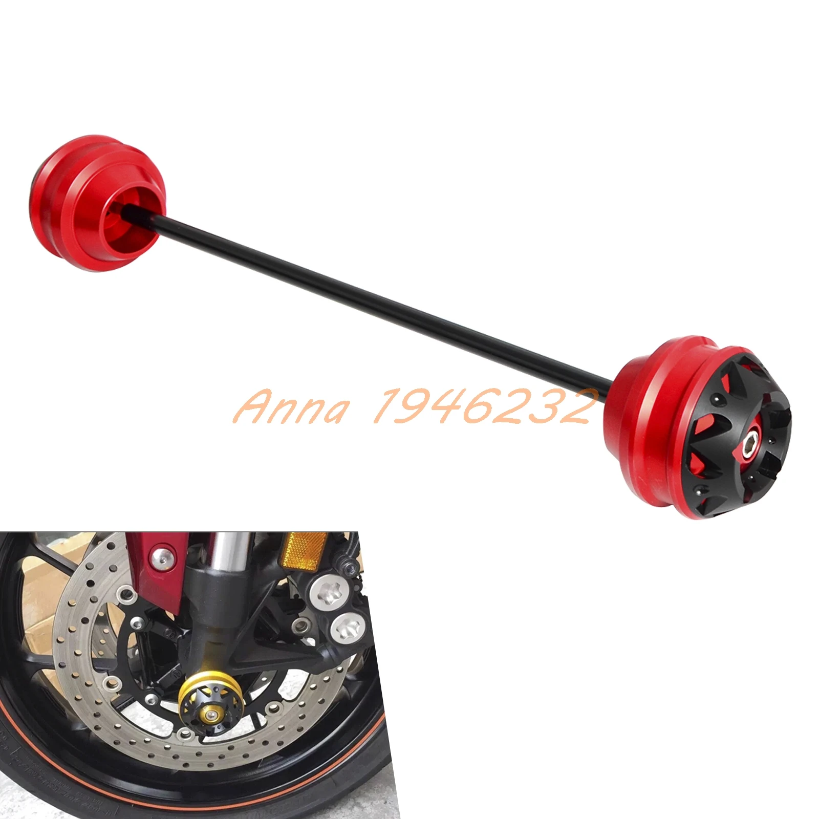 Rear Axle Fork Crash Sliders Wheel Falling Protection Guard For Aprilia