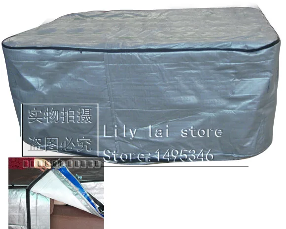 

hot tub cover bag and spa cap with isolation, 200x200x90cm/ 2070x2070x900 mm,213x213x90cm can Customize any shape ,size