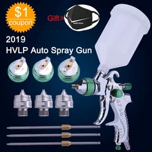 HVLP Paint Spray Gun Set Cars Painting Furnitures DIY Painting Kit Car Auto Repair Tool 1.4mm 1.7mm 2.0mm Steel Nozzle