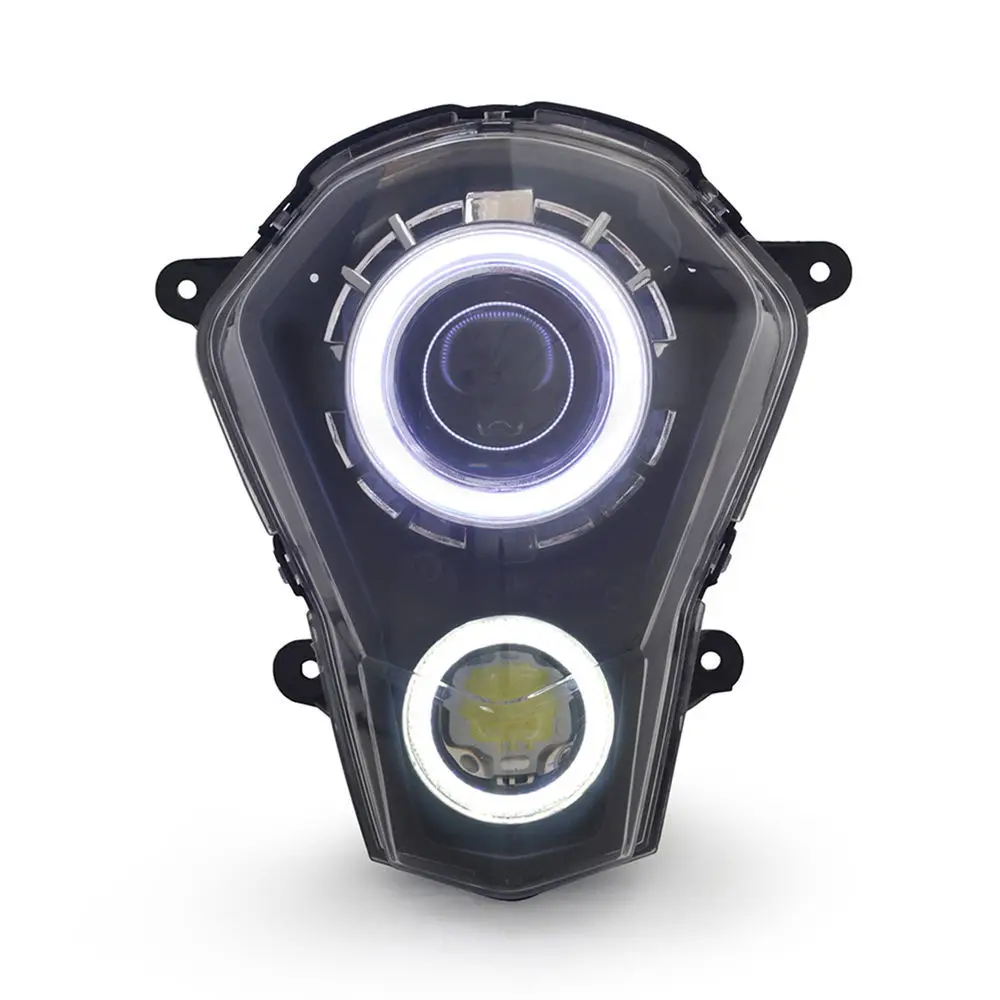 KT светодиодный фонарь для KTM Duke 390 2013 - Цвет: Without Demon Eye
