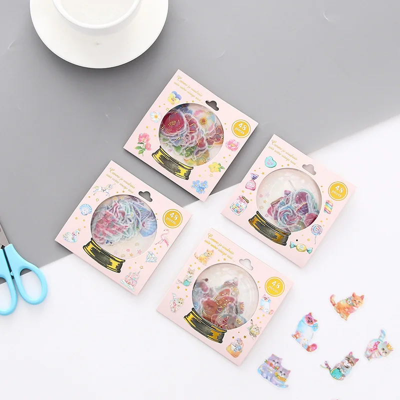 Crystal Sticker Stationery | Crystal Sticker Children | Decorative ...