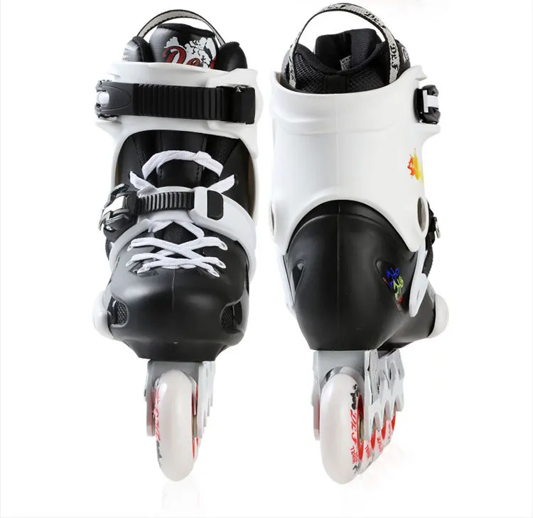 Встроенные коньки профессиональные слалом взрослых высокоскоростное легкое, приятное катание обувь 4 колеса роликов сумка для коньков обувь для катания на коньках
