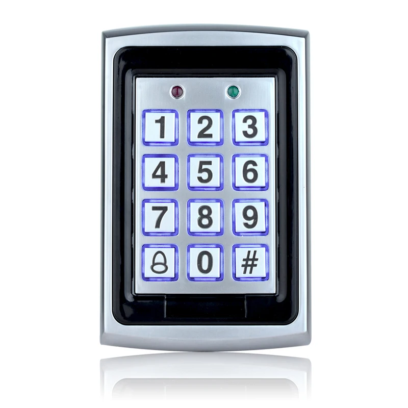 Горячая! Водонепроницаемая металлическая Rfid Клавиатура контроля доступа с 1000 пользователей+ 10 брелоков для RFID система контроля допуска к двери