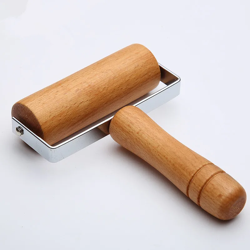 Wood Wooden Rolling Pin Fondant Cake Decorating Dough Roller Baking Tool /&Handle