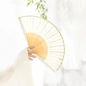 

Forbidden City Breeze In The Breeze, There Seems To Be Empty Valley Unvoiced - Guqin Fan Bone Chinese Wind Folding