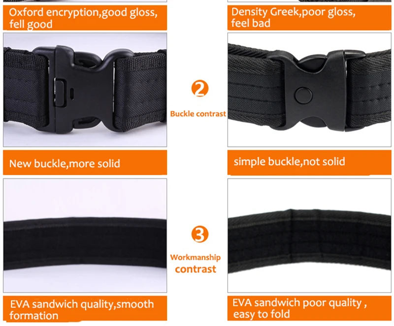 Combat 2 Inch Canvas Duty Tactical Sport Belt with Plastic Buckle Outdoor Military Army Fan Adjustable Hook & Loop Waistband (6)