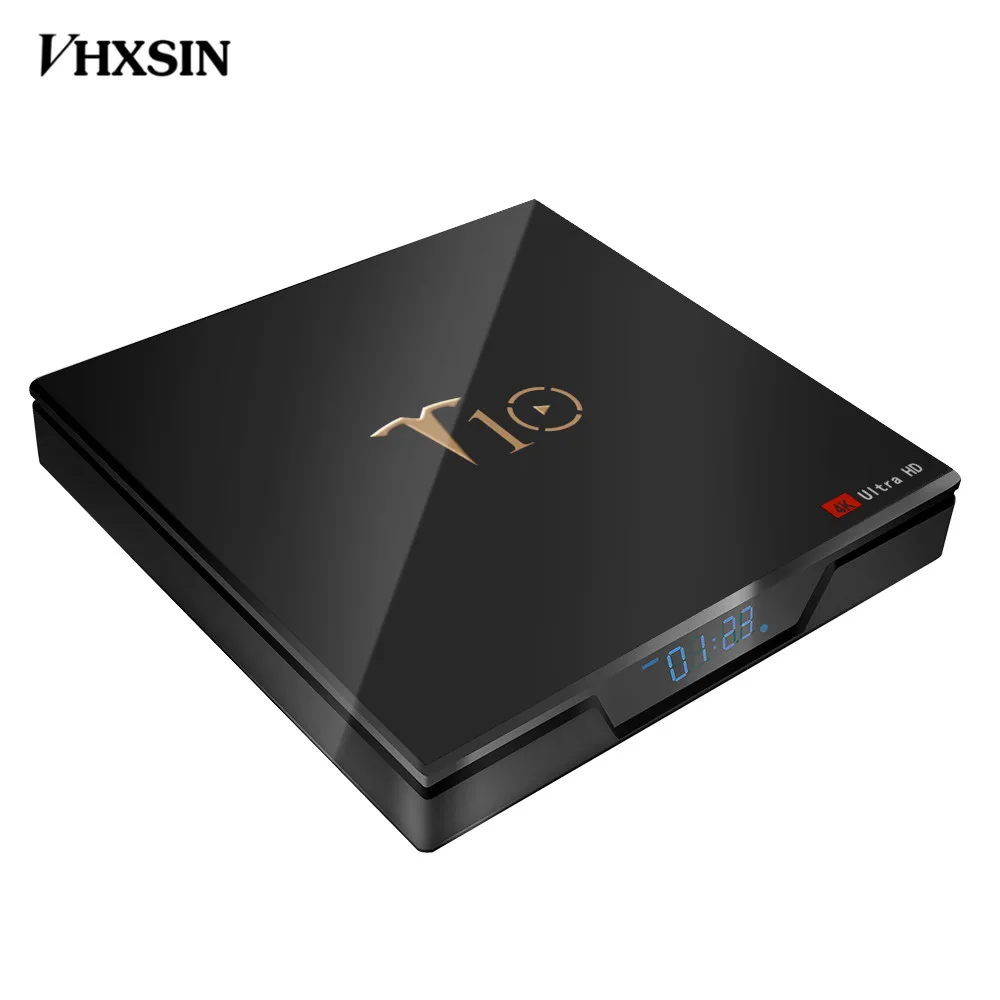 VHXSIN 5 шт./лот T10 ТВ Box для Android 8 1 2 GB DDR3 16 Amlogic S905W 4 ядра Media Player|ТВ-приставки и