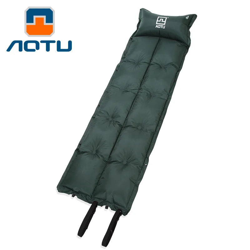 

NEW 2020 Outdoor Dot type with automatic pillow blow-up lilo dampproof mat can spliced blow-up lilo sleeping pad Mattress