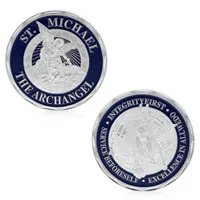 Сувенирная монета с серебряным покрытием, памятная монета - Цвет: Серебристый