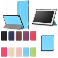 Чехол для lenovo TAB4 Tab 4 10 Plus TB-X704L чехол s 10," TB-X704F TB-X704N Smart Cover Funda Tablet из искусственной кожи в виде ракушки