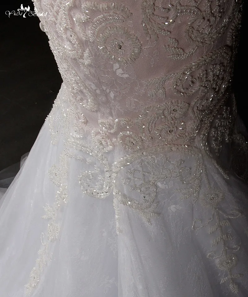 RSW770 Luxury Detachable Skirt Wedding Dresses Mermaid Long Train (4)