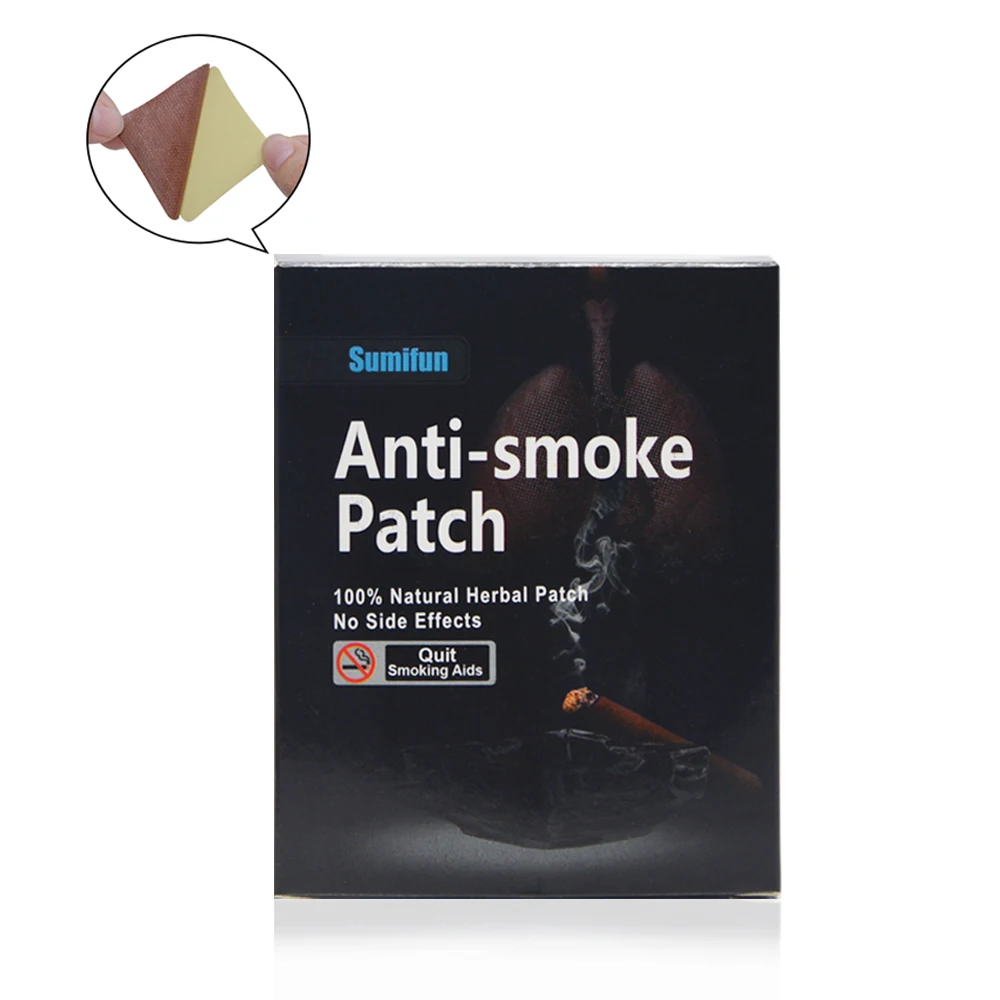 

210Pcs Sumifun 100% Natural Ingredient Stop Smoking Patch Quit Smoking Stop Smoking Cessation Nicotine Patch Cigarettes D0586
