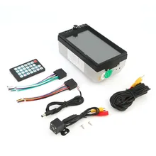 Car Vehicle 7 Inch Screen TF Card Doule Din Bluetooth DVD Player High Quality Auto Multimedia Player Audio Player Black